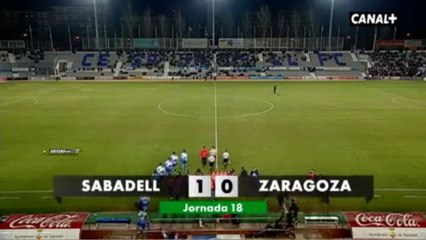 Liga Adelante  Sabadell 1 Zaragoza 0