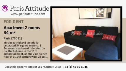 1 Bedroom Apartment for rent - Parmentier, Paris - Ref. 7893