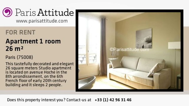 Studio Apartment for rent - Parc Monceau, Paris - Ref. 3225