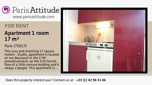 Studio Apartment for rent - Batignolles, Paris - Ref. 6327