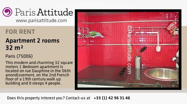 1 Bedroom Apartment for rent - St Germain, Paris - Ref. 4464