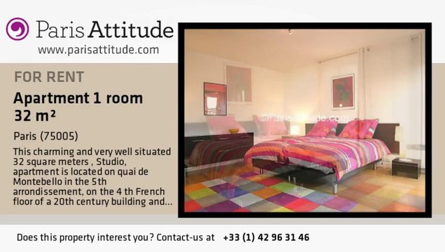 Studio Apartment for rent - Quartier Latin/St Michel, Paris - Ref. 7218