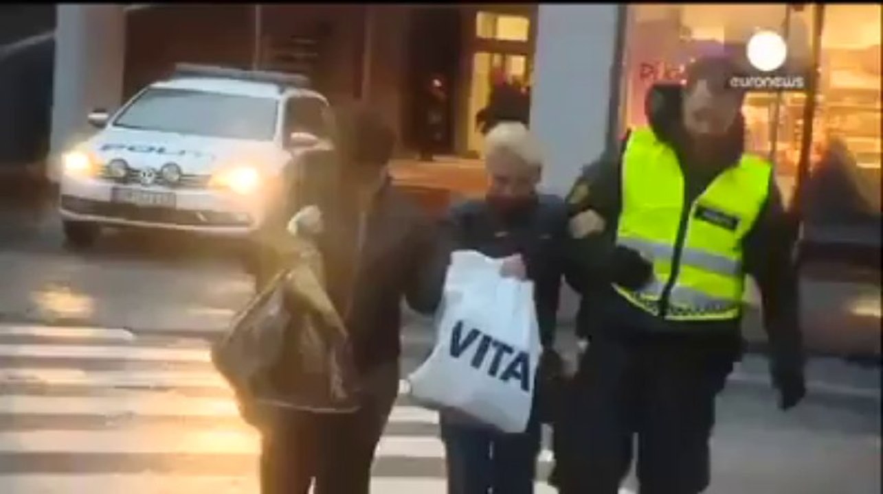 People Trying To Walk Against The STRONG WIND In Norway .