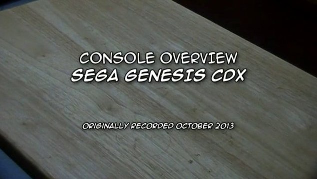 Console Overview - Sega Genesis CDX