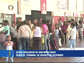 Al menos 50 mil pasajeros se han desplazado desde el terminal de Oriente
