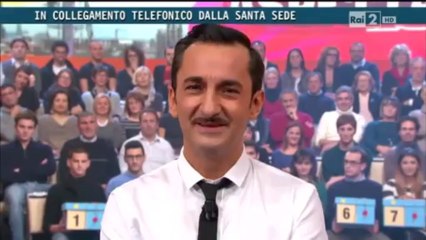 Quelli che il calcio - In collegamento telefonico dal Vaticano Papa Francesco 15dicembre2013