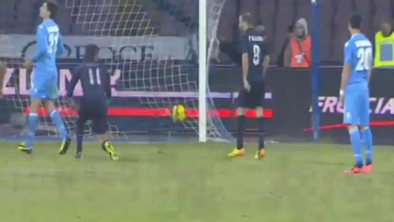 Esteban Cambiasso Goal - Napoli 4-2 Inter - 15-12-2013 Highlights