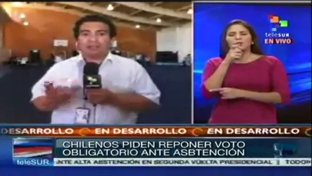 Evidente el abstencionismo de chilenos en comicios