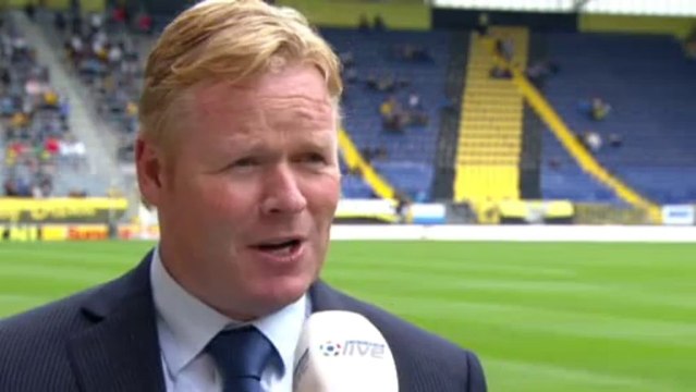 11-09-2011 Koeman vooraf aan NAC Breda - Feyenoord