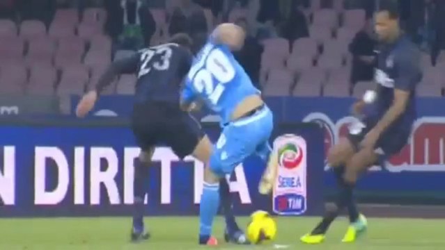Napoli - Inter 4-2 Auriemma Ampia Sintesi 15-12-2013