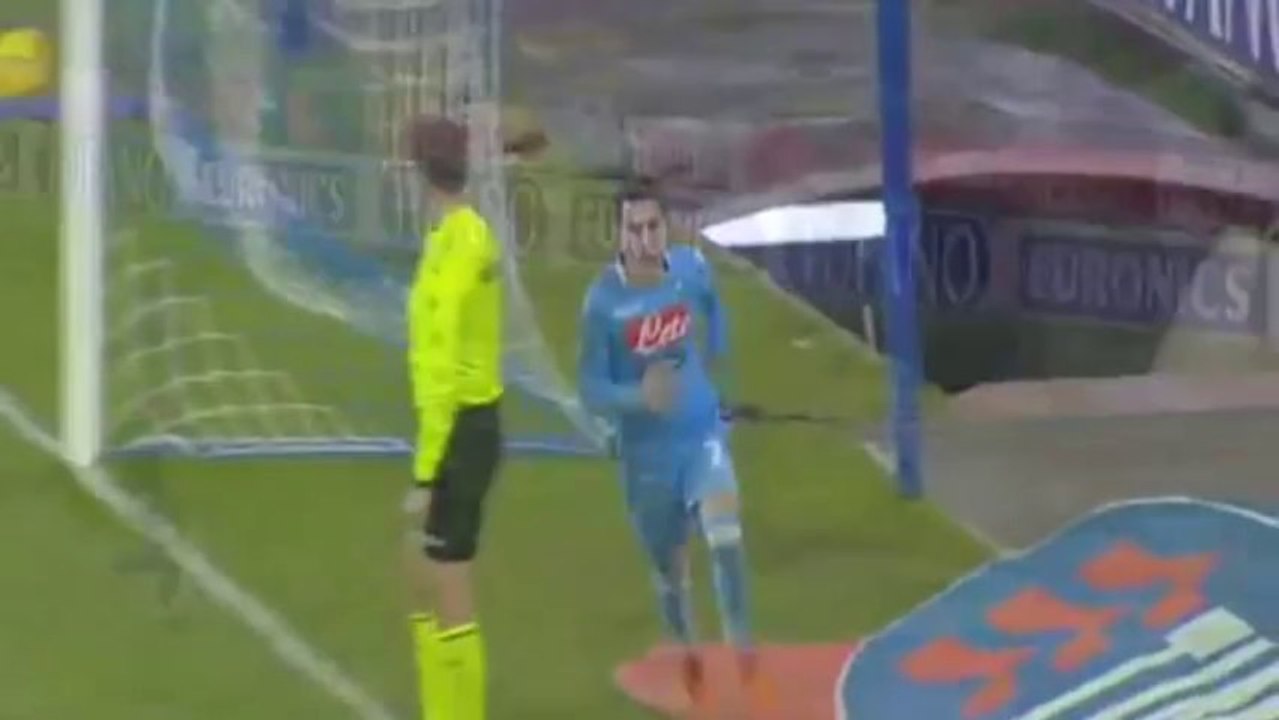 Goal José Callejon - Napoli 4-2 Inter - 15-12-2013 Highlights