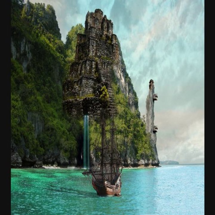 Photoshop Speed Art Secret Island