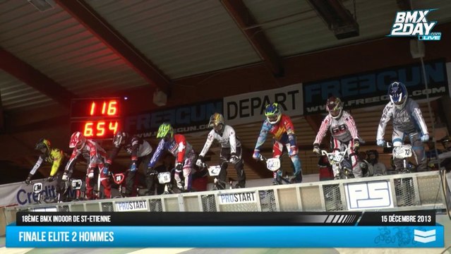 Finale Elite 2 Hommes 18ème BMX Indoor de St-Etienne 2013
