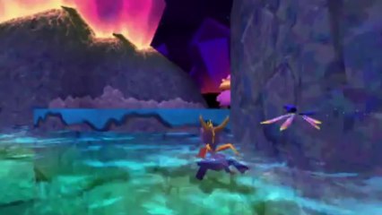 Spyro : Year of the Dragon - Montagne de minuit : Iles de Cristal