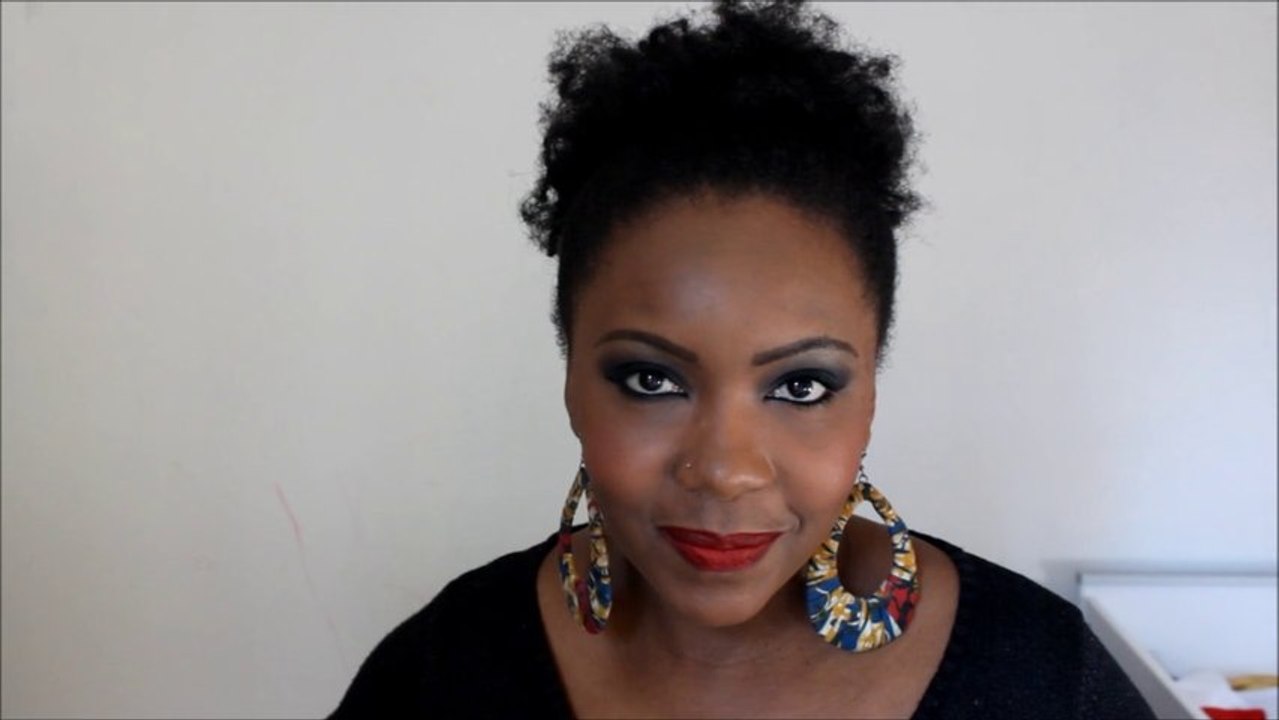 Naturi Ebene tuto: smoky eyes noir pour peau noire