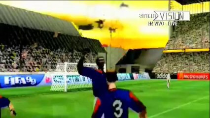 Henry Scaladerson juega FIFA 99 (Velez - San Lorenzo)