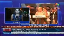 Culminan con triunfo de Bachelet meses intensos de campaña