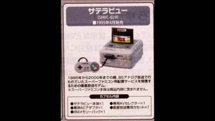 【サテラビュー】 インターバルCM　その5　60秒×3　（1996）