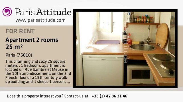 1 Bedroom Apartment for rent - Buttes Chaumont, Paris - Ref. 2531