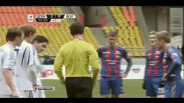 ПФК ЦСКА - Волга - 2-0 - Удаление Вагнера - 6.04.2013