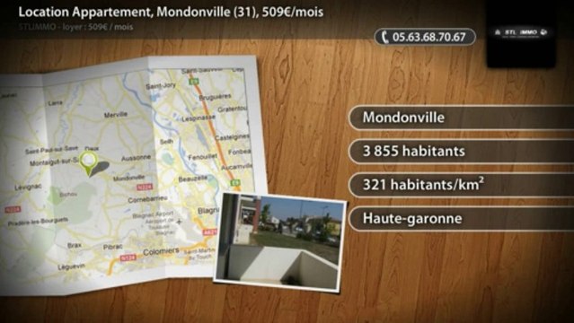 Location Appartement, Mondonville (31), 509€/mois