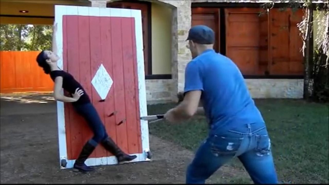 This Knife Throwing Practice Reel Will Have You Biting Your Nails