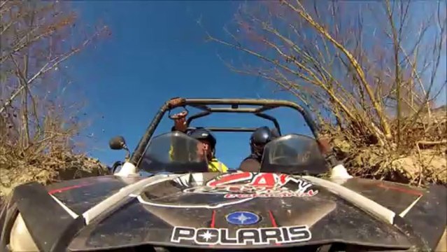 entrainement équipage 24 rallye des gazelles 2014 ( Polaris rzr-s 800)