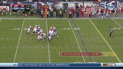 Titans defense, sack, 7-yd loss