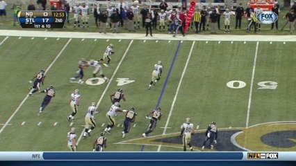 QB Brees to RB Thomas, 28-yd, pass