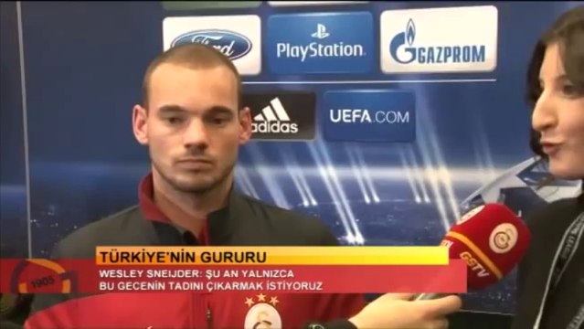 Juventus Maç Sonu - Wesley Sneijder, Semih Kaya ve Gökhan Zan