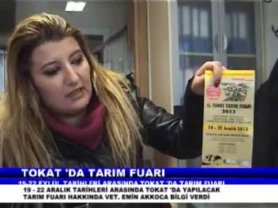 TOKAT DA TARIM FUARI YAPILACAK
