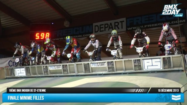 Finale Minime Filles 18ème BMX Indoor de St-Etienne 2013