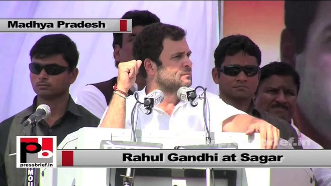 Rahul Gandhi: BJP govt in MP does not utilize funds being sent by UPA