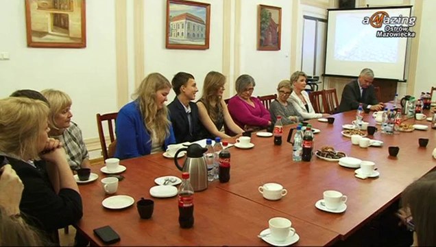 Spotkanie władz miasta z młodzieżą z wymiany polsko-rosyjskiej Ostrów Mazowiecka 2013