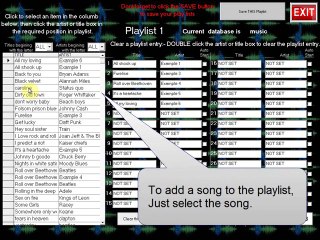 StagePrompt Pro, Quick find buttons and Playlists