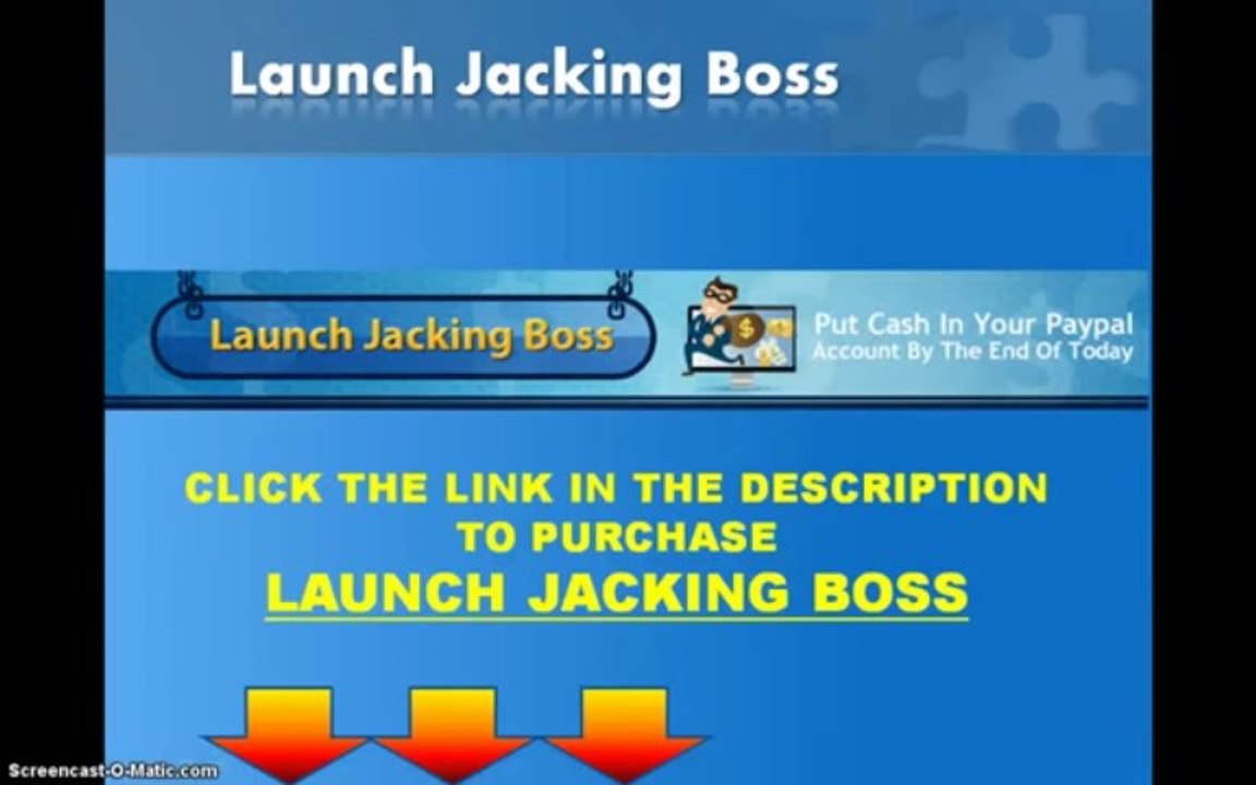 Launch Jacking Boss _ Bonus package worth $79
