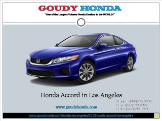 Honda Accord for Sale in Los Angeles from Goudy Honda