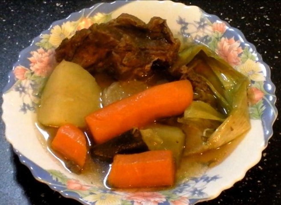 recette de cuisine - Le pot au feu