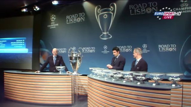 UEFA Champions League 1/8 Finals Draw