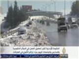 الثلوج تعطل العمل بالدوائر الحكومية والمدارس والجامعات الأردنية