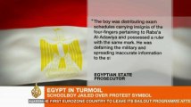 Egypt jails teen for 'defaming' military