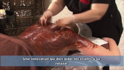 Un massage au chocolat (sans calories)