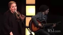 Adele Performs Rolling In The Deep at WSJ Cafe 2011