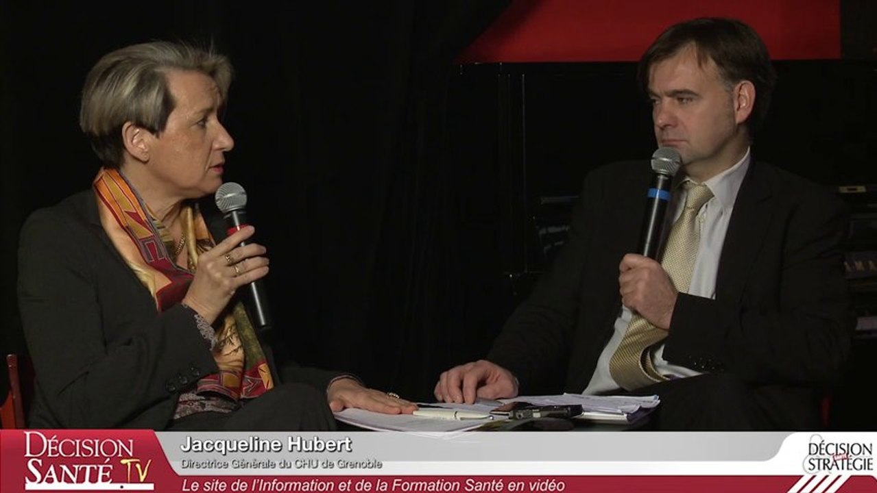 Les Editoriales avec Jacqueline HUBERT, directeur général du CHU de Grenoble