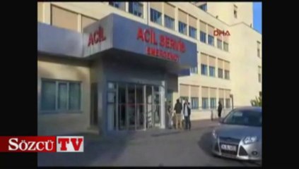 LPG'li araç alev aldı