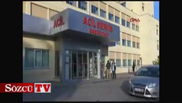 LPG'li araç alev aldı