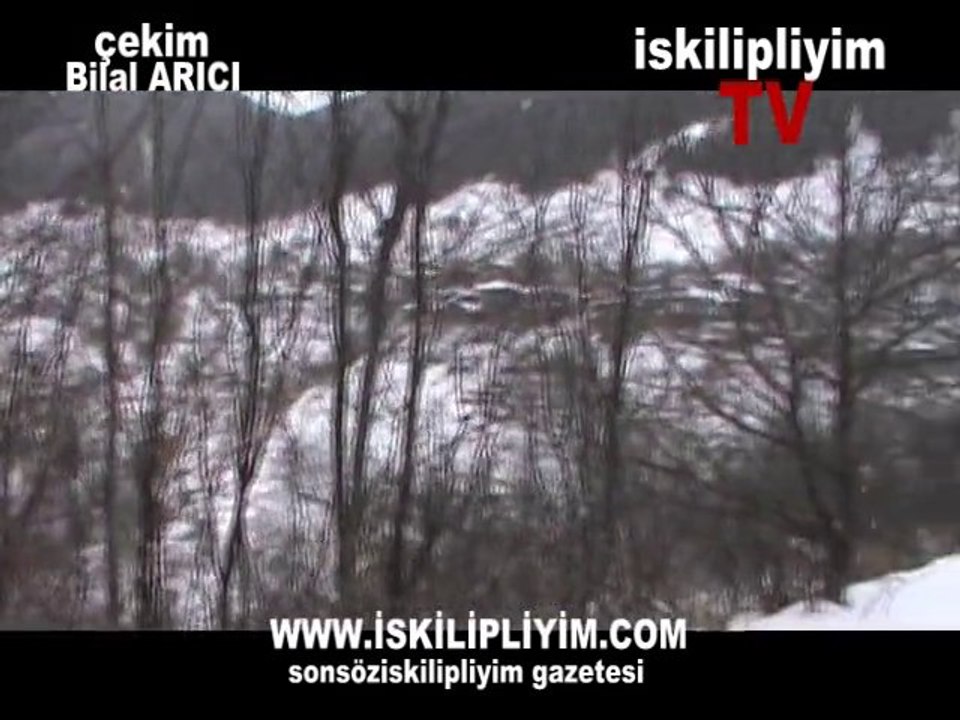 iskilip,te kış   görüntüsü