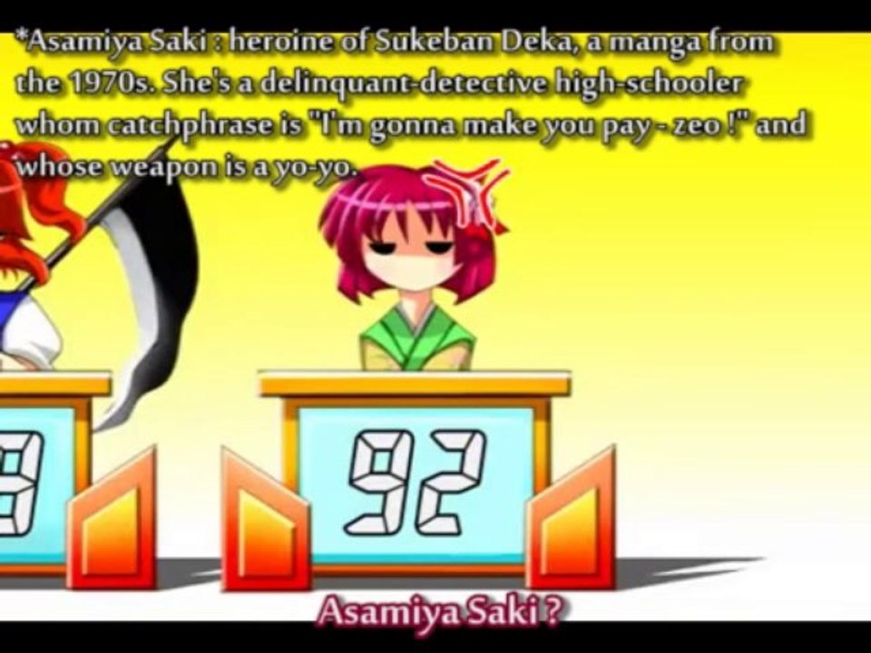 【東方】 2nd Touhou M-1 Grand Prix - TewiReisen - Judging (English subtitles)