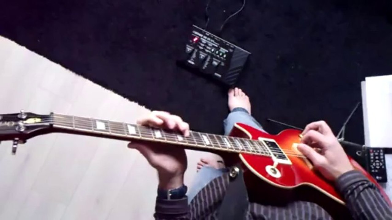 Tyell - Waiting for the sun (how to play that lead guitar lead part ?)