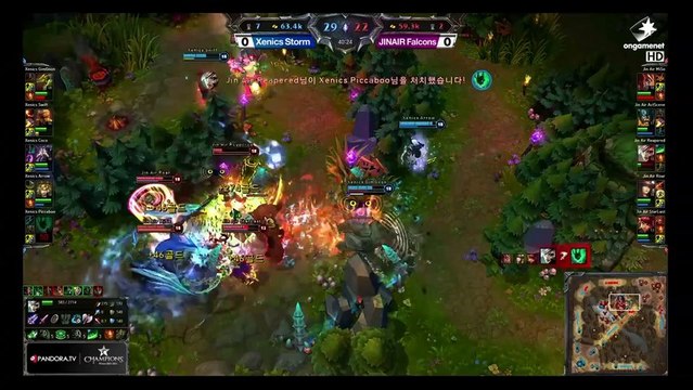 [H/L] LOL Champs Winter Xenics Storm vs JINAIR Falcons Match 1-2